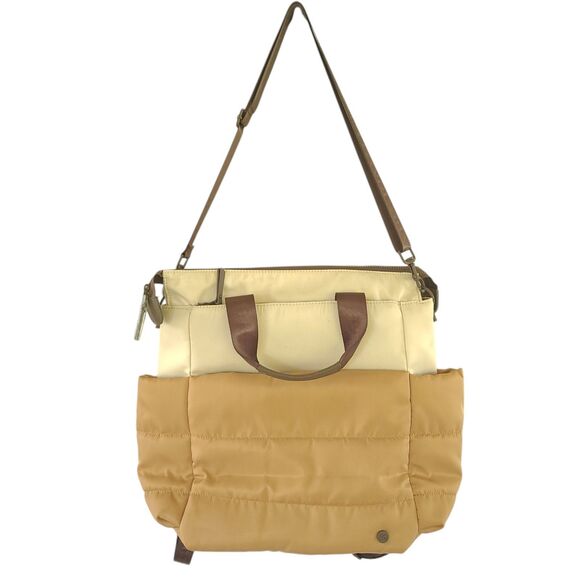 Samantha Brown To Go 3 Ways to Wear Convertible Light Tote Taupe Bag Backpack - Picture 1 of 16